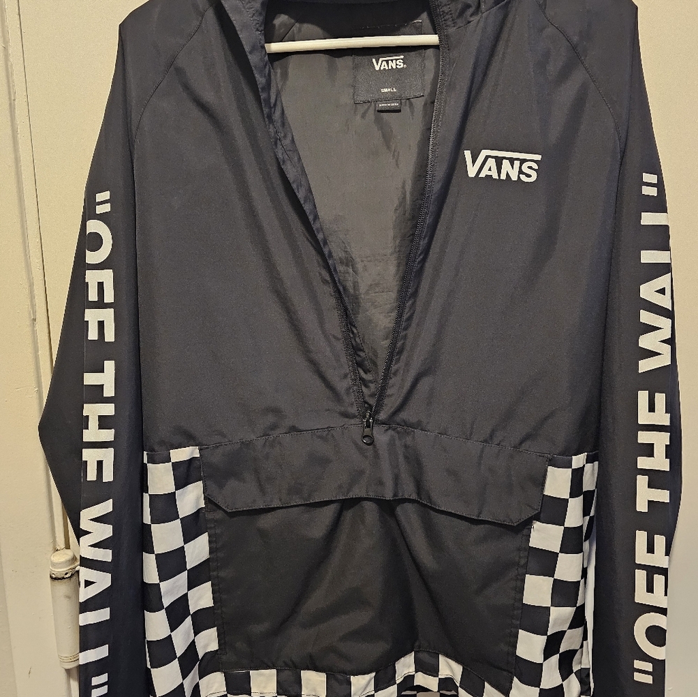 Checkered Van's Black Jacket